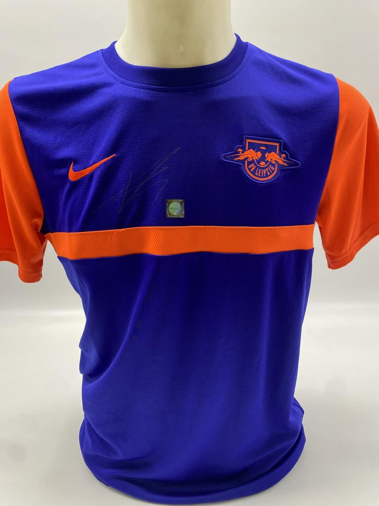 RB Leipzig jersey Xavi Simons signed COA Autograph Football Nike M