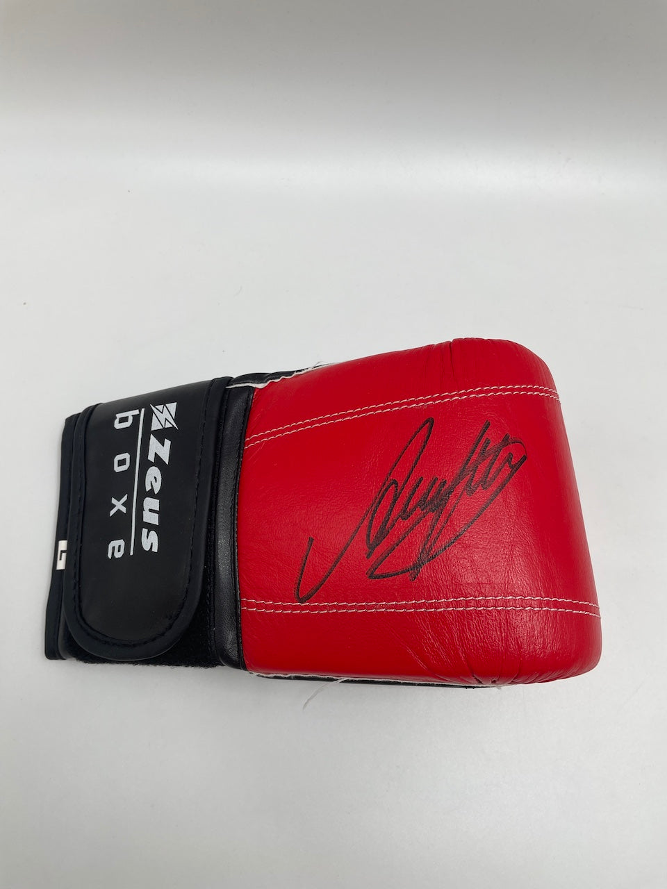 Punching Bag Gloves Axel Schulz signed Autograph Signature Boxing COA New