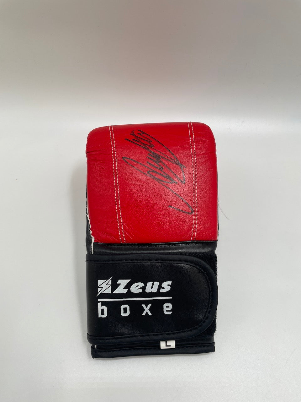 Punching Bag Gloves Axel Schulz signed Autograph Signature Boxing COA New