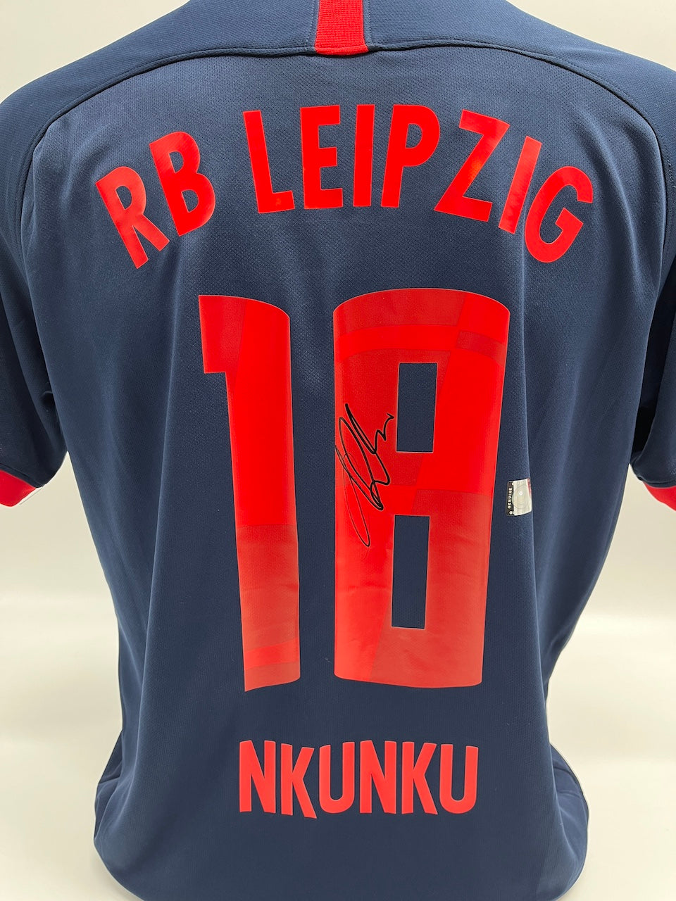 RB Leipzig Trikot Christopher Nkunku signiert COA Autogramm Fußball Nike Neu L