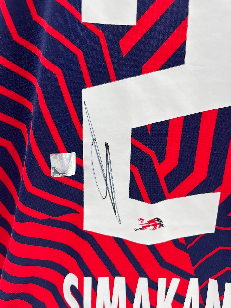 RB Leipzig jersey signed by Mohamed Simakan COA Autograph Football Nike XL