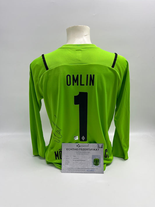 Borussia Mönchengladbach Trikot Jonas Omlin signiert Autogramm Fußball Puma L