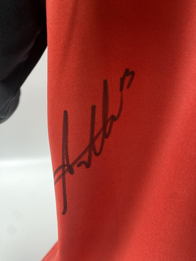 Bayer Leverkusen jersey Arthur signed autograph Image Proof Castore XL