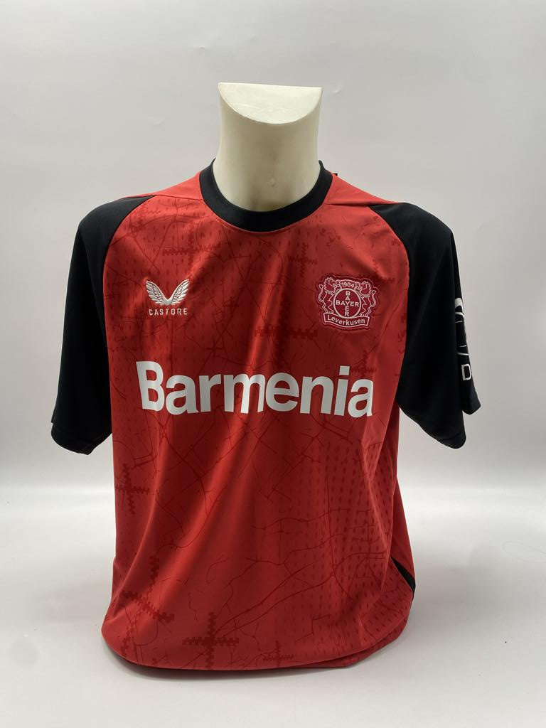 Bayer Leverkusen jersey Arthur signed autograph Image Proof Castore XL