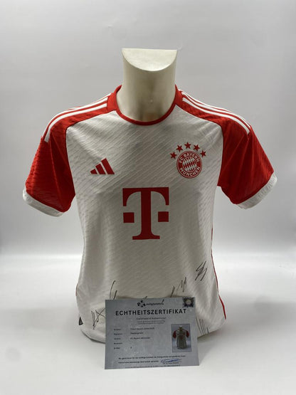 Bayern Munich 2023/2024 Team Signed Autograph COA Adidas Football S