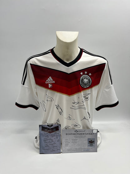 Germany Jersey World Cup 2014 Team Signed Football DFB World Champions Adidas L