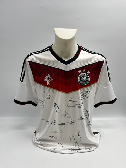 Germany Jersey World Cup 2014 Team Signed Football DFB World Champions Adidas L