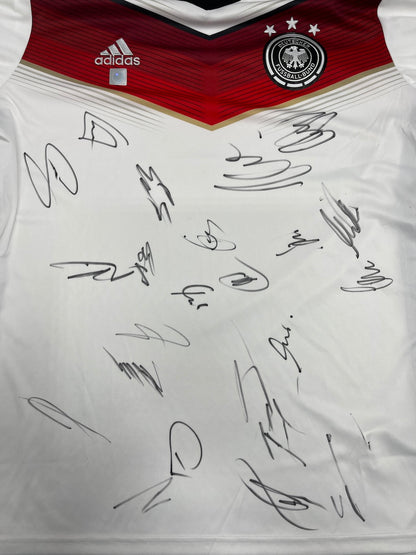 Germany Jersey World Cup 2014 Team Signed Football DFB World Champions Adidas L