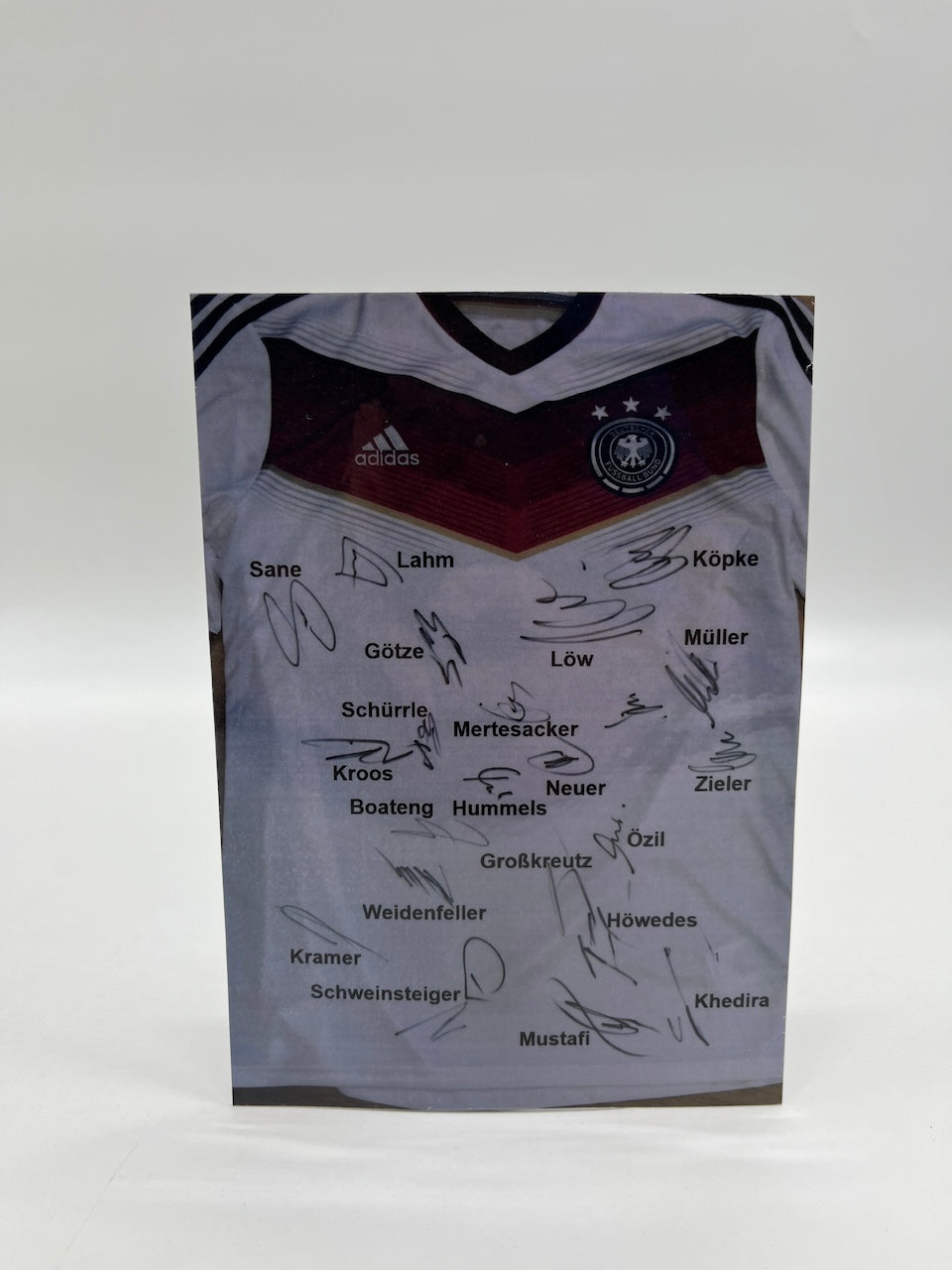 Germany Jersey World Cup 2014 Team Signed Football DFB World Champions Adidas L