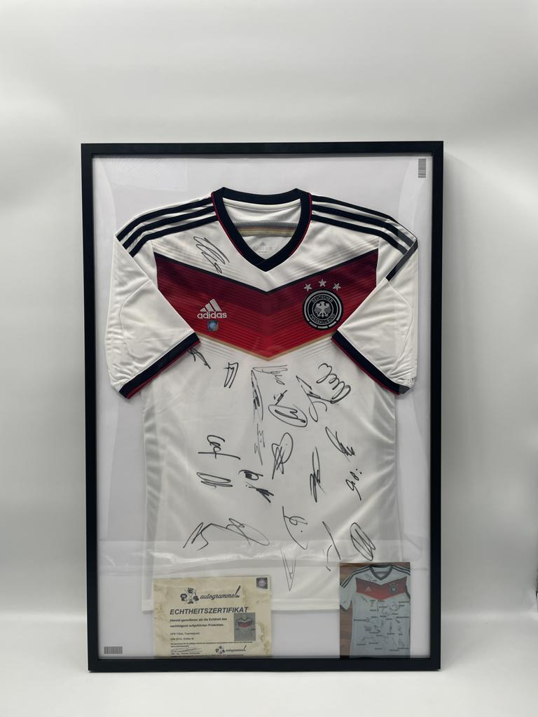 Deutschland Repro Trikot WM 1990 Karl-Heinz Riedle signiert DFB Neu Adidas M