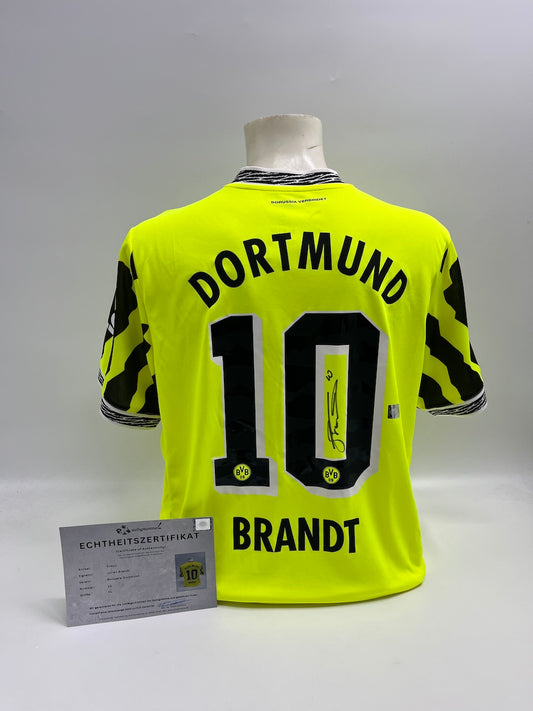 BVB Sondertrikot signiert Julian Brandt BVB Autogramm Puma XL