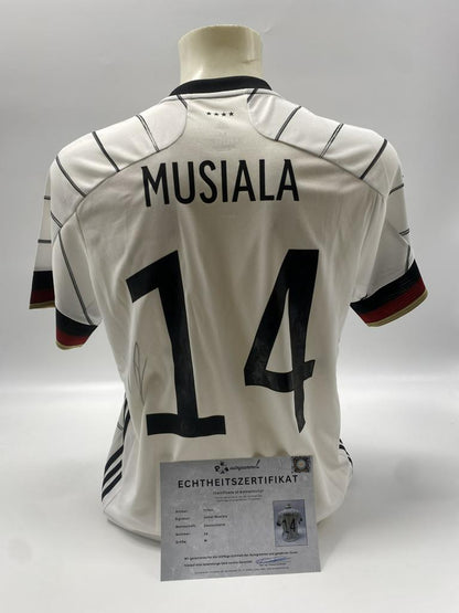 DFB jersey Jamal Musiala signed Adidas COA Germany Autograph M