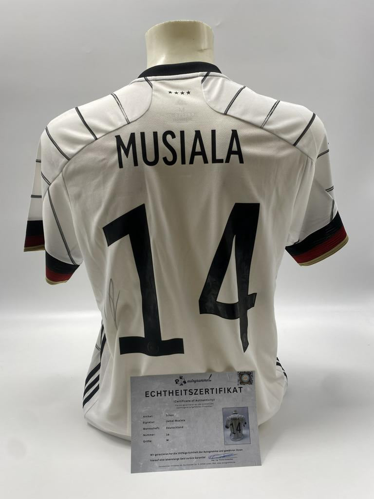 DFB jersey Jamal Musiala signed Adidas COA Germany Autograph M