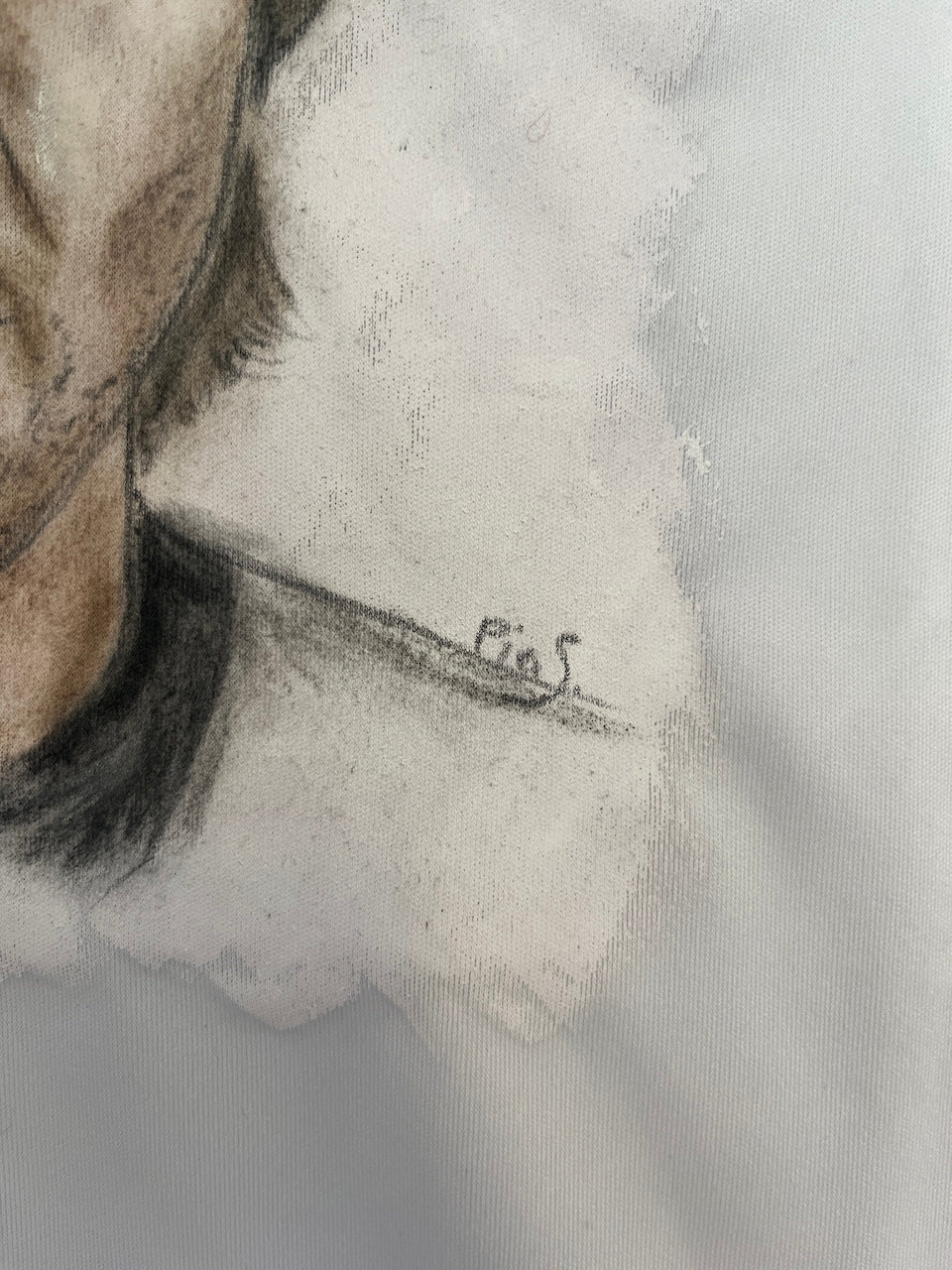 DFB Repro Shirt Portrait Jupp Heynckes handgemalt und signiert M