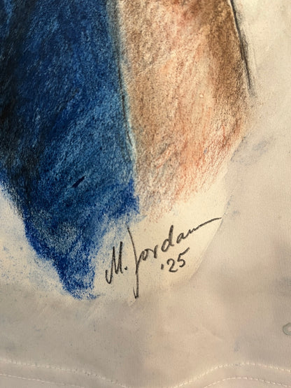 DFB Trikot Portrait Joachim Löw handgemalt und signiert Adidas 176