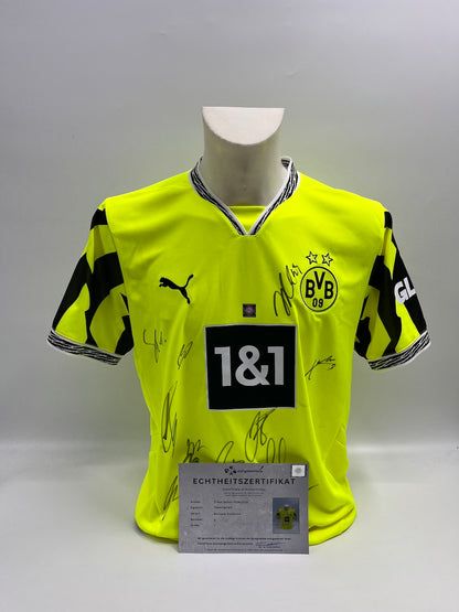 BVB Special Edition Jersey 2025 Team Signed Borussia Dortmund COA Puma Autograph L