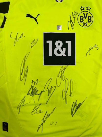 BVB Special Edition Jersey 2025 Team Signed Borussia Dortmund COA Puma Autograph L