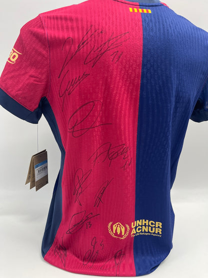 FC Barcelona x Coldplay Jersey 24/25 Team Signed Limited Edition Autograph Nike M