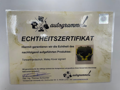 Goalkeeper Matej Kovar signed autograph Bayer Leverkusen Coa