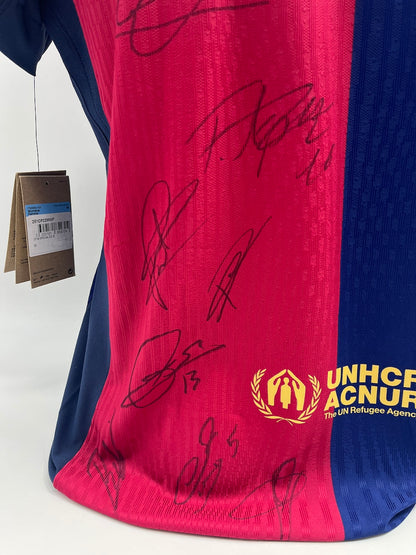 FC Barcelona x Coldplay Jersey 24/25 Team Signed Limited Edition Autograph Nike M