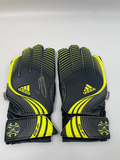 Goalkeeper glove Koen Casteels signed autograph wolfsburg new coa