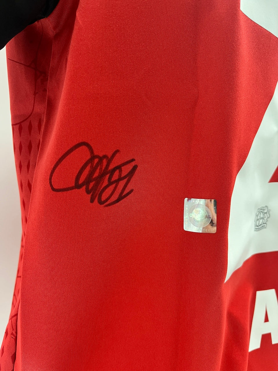Bayer Leverkusen Trikot Amine Adli signiert Autogramm Bundesliga M
