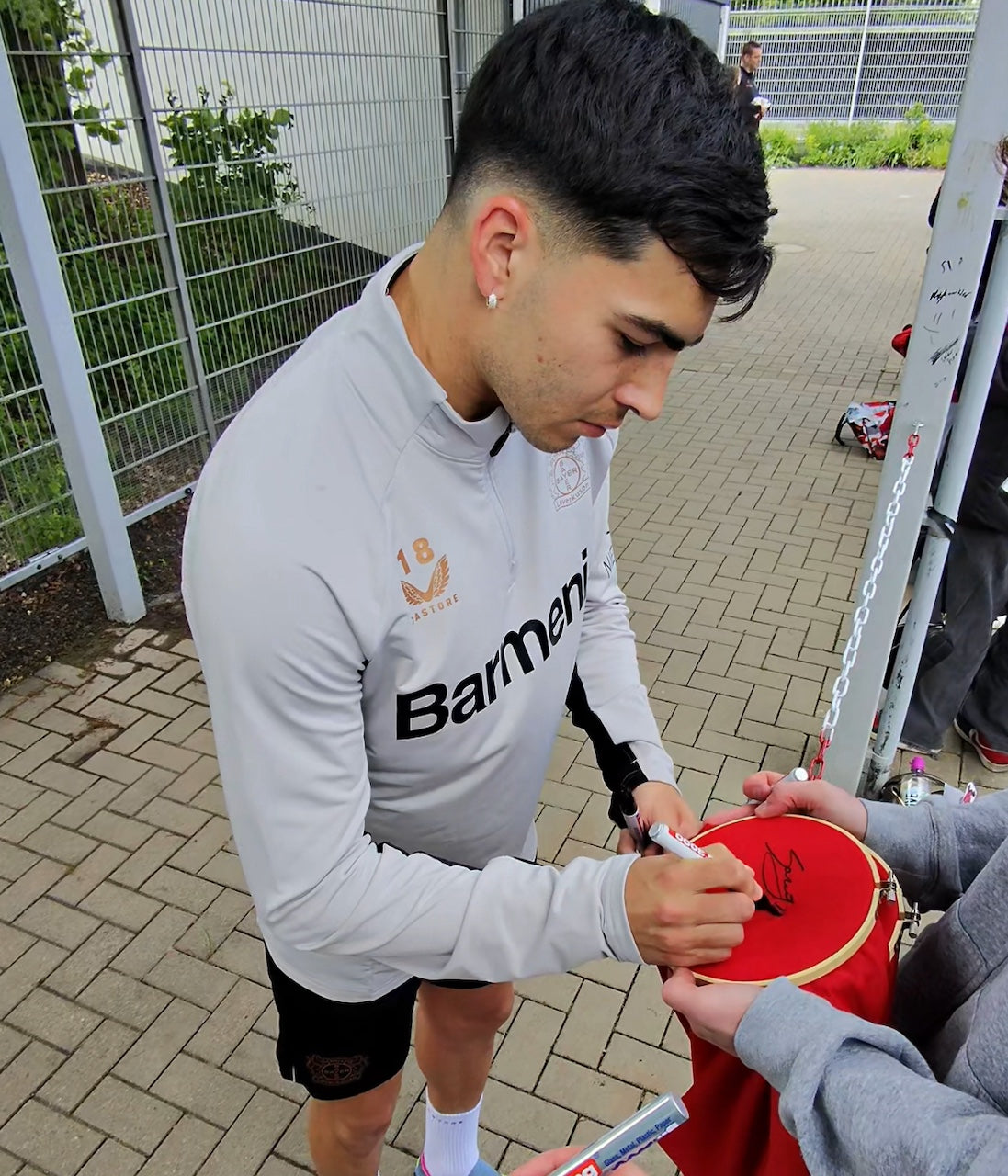 Bayer Leverkusen Trikot Alejo Sarco signiert Autogramm Bundesliga M