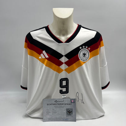 DFB Trikot Rudi Völler signiert Autogramme Adidas COA neu 4XL