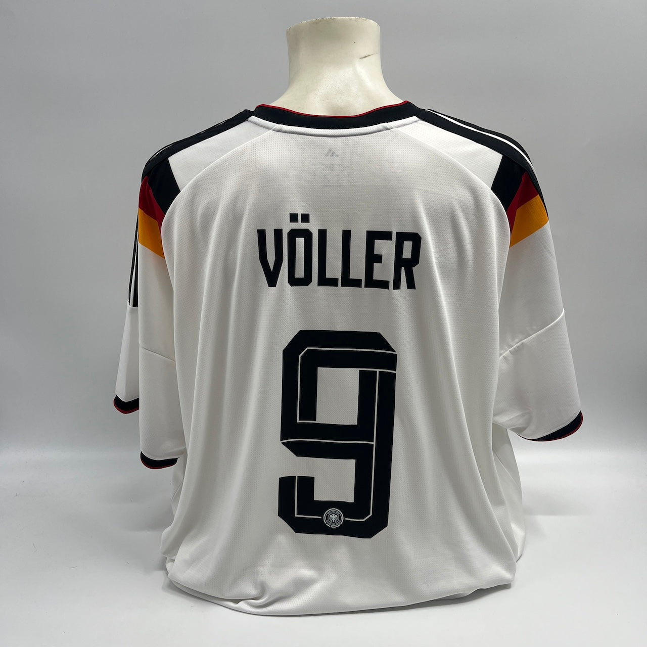 DFB Trikot Rudi Völler signiert Autogramme Adidas COA neu 4XL
