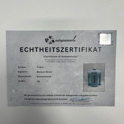 DFB Trikot Manuel Neuer signiert Autogramme Adidas COA neu XS