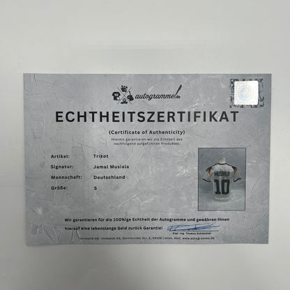 DFB Trikot Jamal Musiala signiert Autogramme Adidas COA neu S