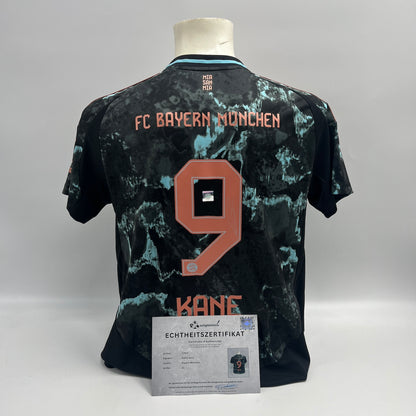 Bayern München Damentrikot Harry Kane signiert Autogramm Adidas COA XL