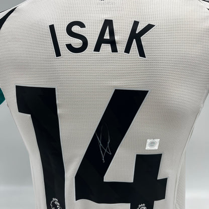 Newcastle United Damentrikot Alexander Isak signiert Autogramm Adidas XS