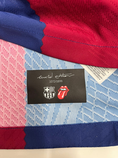 Limited Barcelona x The Rolling Stones jersey 1072/1899 M