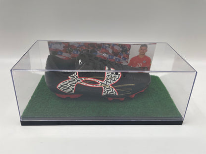 Football shoe Charles Aranguiz signed football Chile Coa shoe new