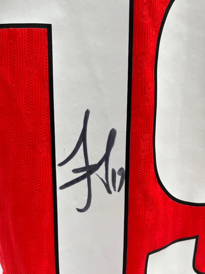 Match-worn Atletico Madrid jersey worn and signed by Julian Alvarez on April 24, 2025
