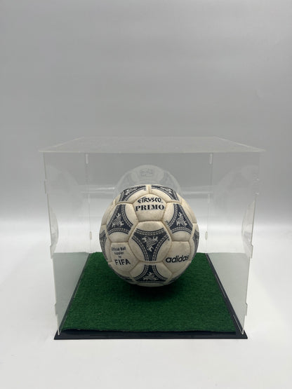 Football acrylic display case 30 x 30 x 30cm