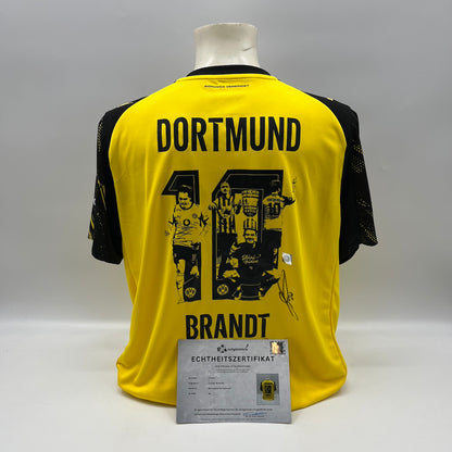 Borussia Dortmund Trikot signiert Julian Brandt BVB Puma Autogramm XL neu