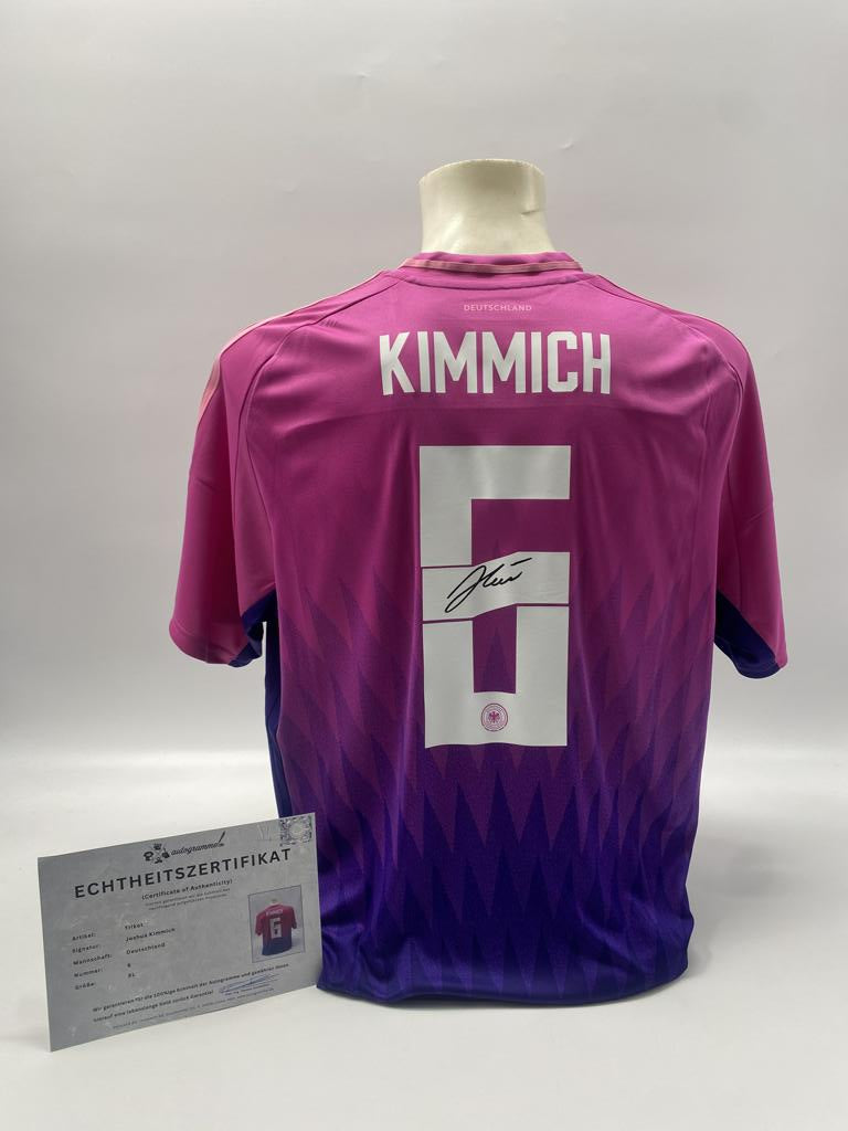 DFB Trikot Joshua Kimmich signiert Autogramm Adidas COA XL