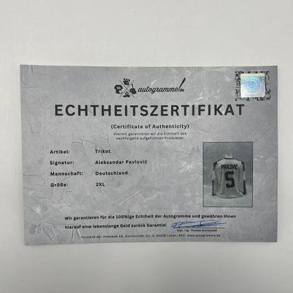 DFB Trikot Aleksandar Pavlovic signiert Autogramme Adidas COA neu 2XL