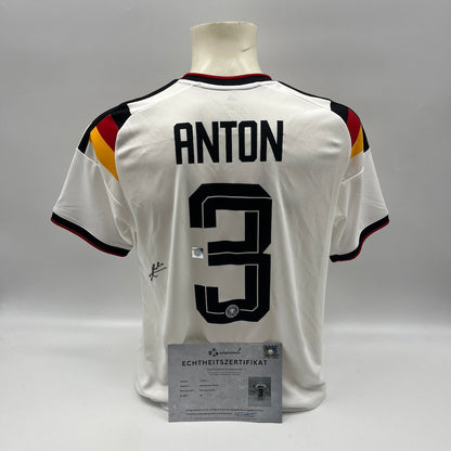 DFB Trikot Waldemar Anton signiert Autogramme Adidas COA neu M