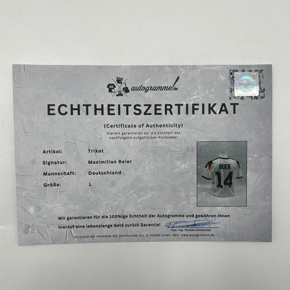 DFB Trikot Maximilian Beier signiert Autogramme Adidas COA neu L