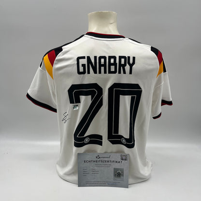 DFB Trikot WM 2026 Serge Gnabry signiert Autogramme Adidas COA neu L