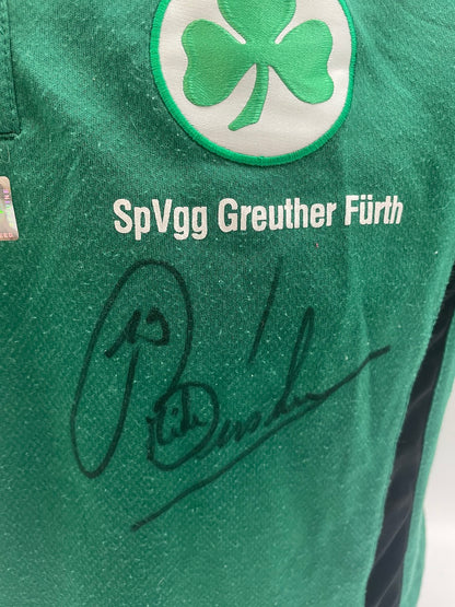 Greuther Fürth Poloshirt Michael Büsken's autograph Bundesliga Hummel M