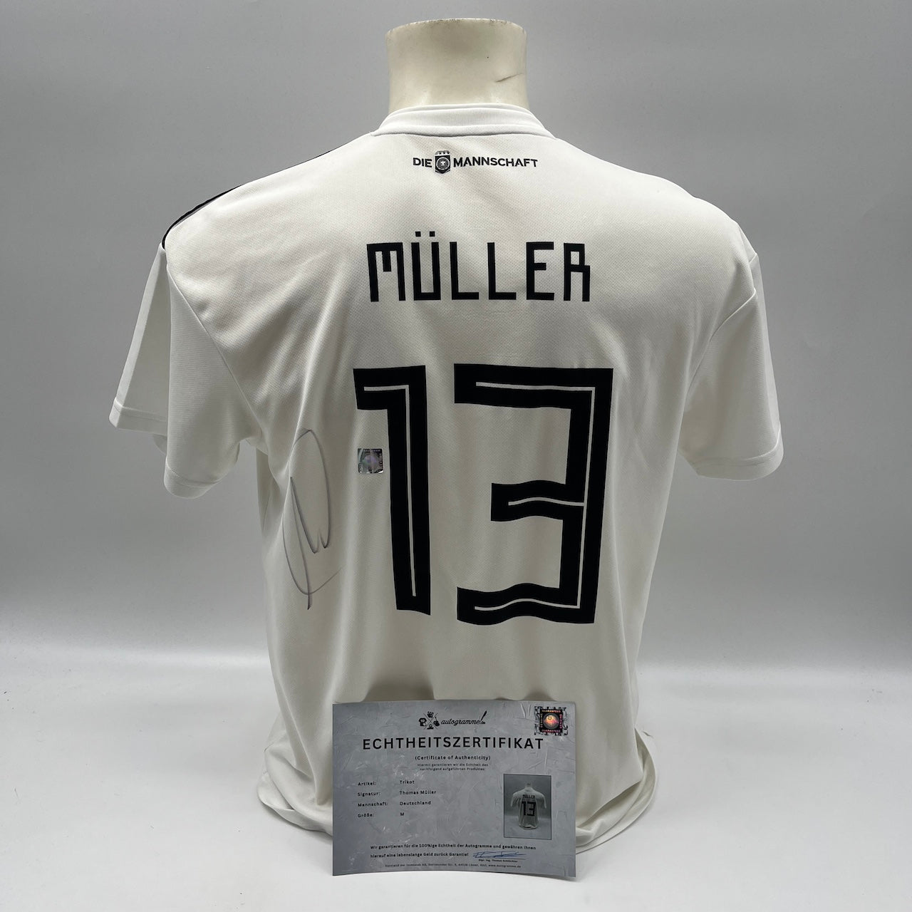 DFB Trikot Thomas Müller signiert Autogramm Deutschland Adidas M