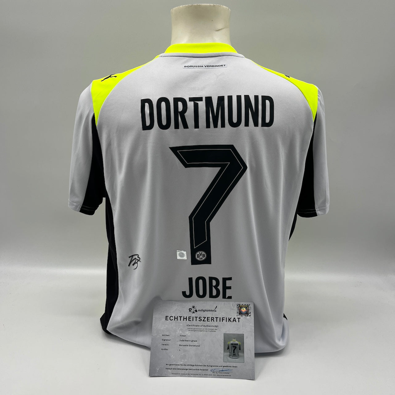 Borussia Dortmund Trikot Jobe Bellingham signiert BVB Puma L