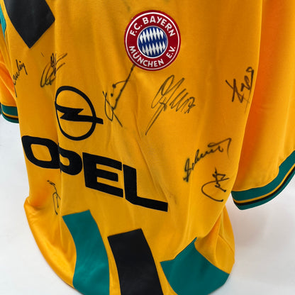Bayern München Trikot 1994/1995/1996 Teamsigniert Bundesliga COA Adidas XL