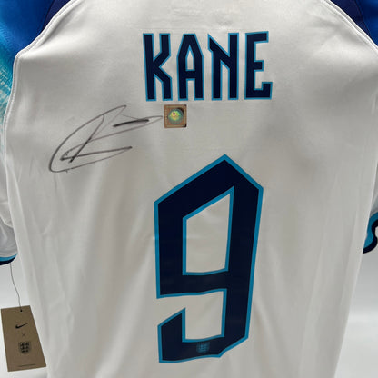 England Trikot Harry Kane signiert Autogramm Nike COA L