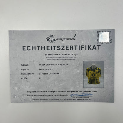 BVB Trikot Club World Cup 2025 Teamsigniert Borussia Dortmund Puma XL