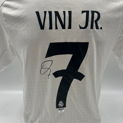 Real Madrid Trikot Vinicius Junior signiert Autogramm Adidas COA 176